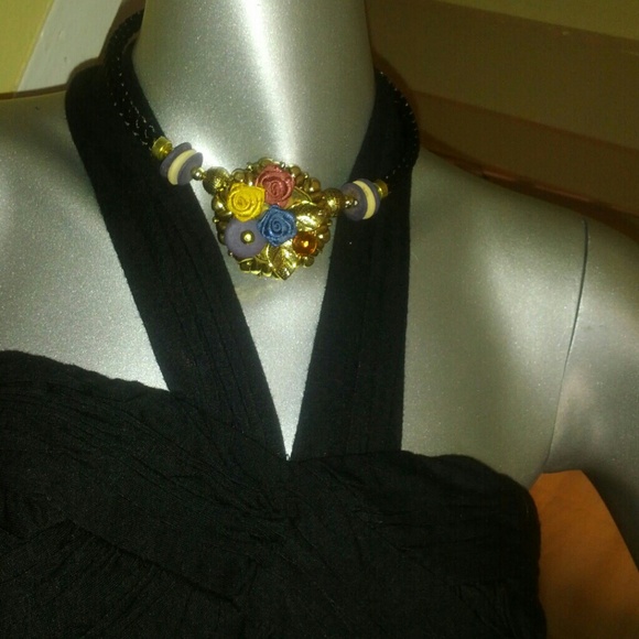 Sexy Victorian Choker  Encrusted Vintage inspo