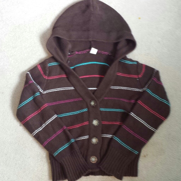 Brown striped sweater