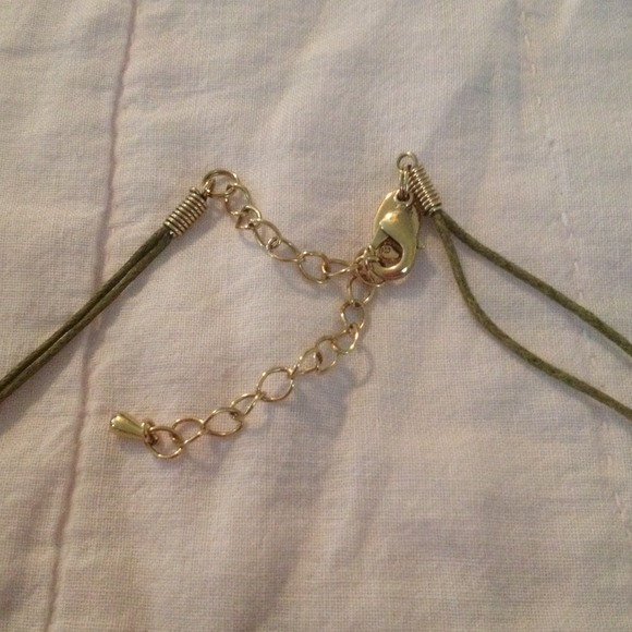 #147. 2 strands of beautiful green & neutral tones - Picture 3 of 3