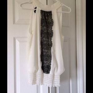 Black & White Shirt, with bow