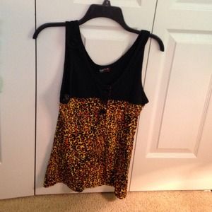 Pinup Rockabilly Cheetah Tank Top