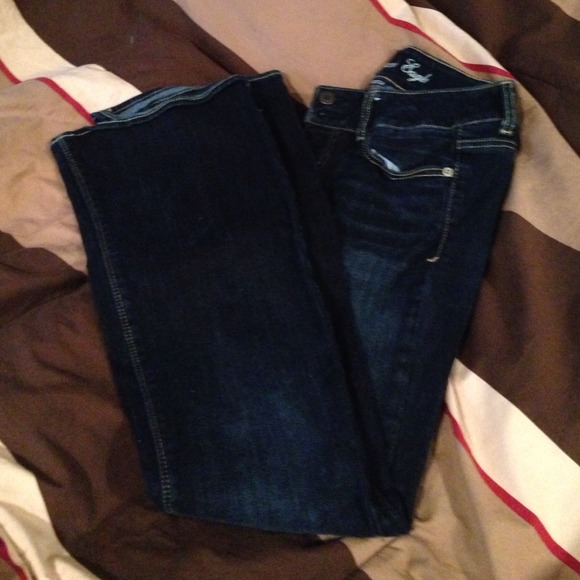 American eagle boot leg denim jeans