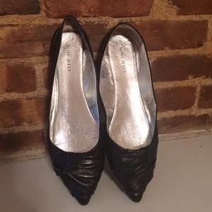 SOLD Like new Nine West black flats