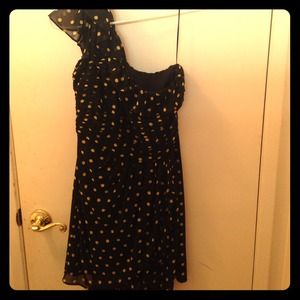 Allen B polka dot dress