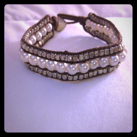 American Eagle leather bracelet.