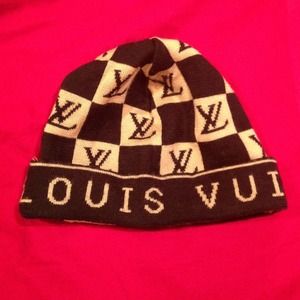 Louis Vuitton inspired beanie hat