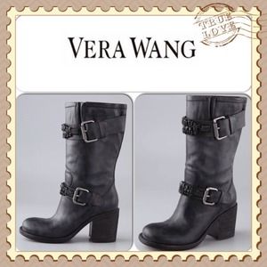 Vera Wang Lavender Boots...Black