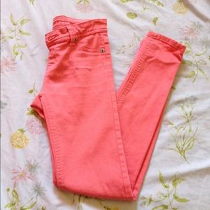 Coral pants