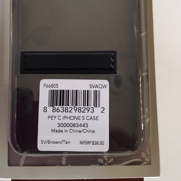 Coach iPhone 5 Case - Picture 2 of 2