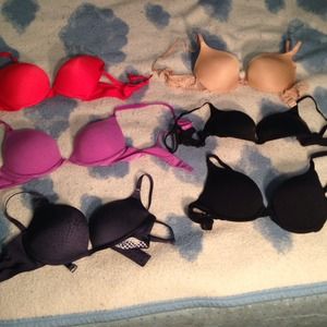 Victorias Secret push up bras.