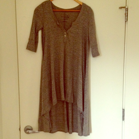 Free People grey cotton dress