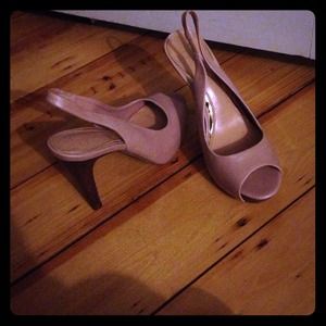 Jessica Simpson peep toe heels size 8