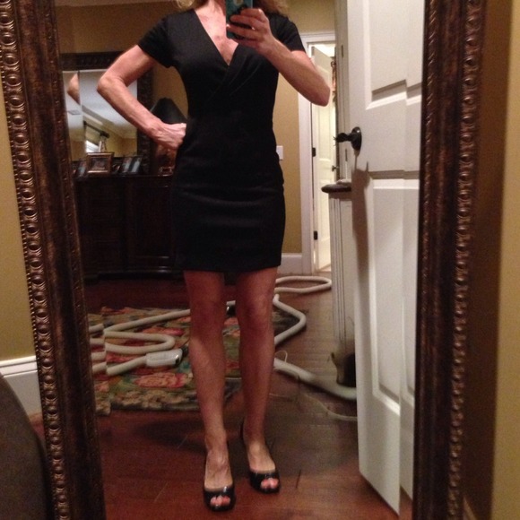 SOLD***Black body conscious dress***SOLD