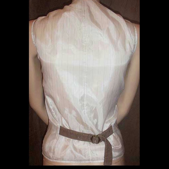 Dolce & Gabbana Brown Distressed Cord Vest 52IT - Picture 4 of 4