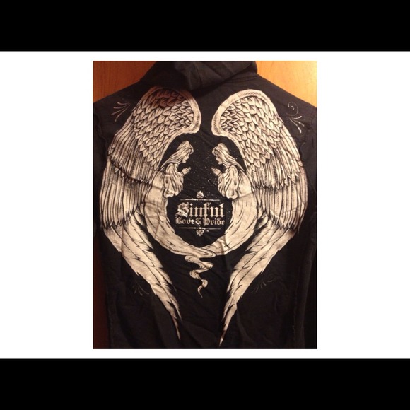 Sinful by Affliction zip up SOLD