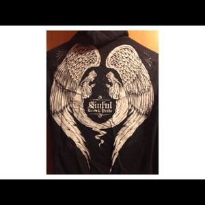Sinful by Affliction zip up SOLD