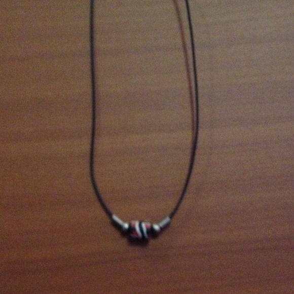 Clay bead necklace boho style add a simple piece - Picture 1 of 2
