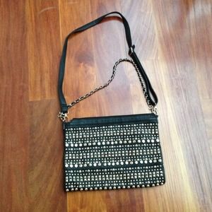 Studded cross-body purse