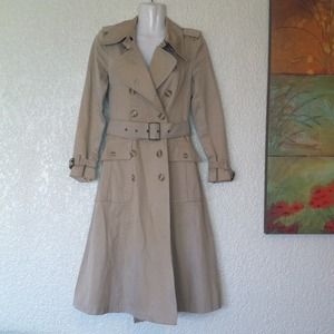 Vintage Military Style Trench Coat