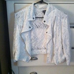 Lace pullover/jacket