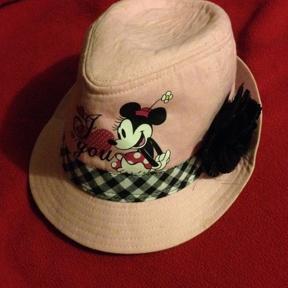 Girl's Minnie Mouse fedora hat ON HOLD