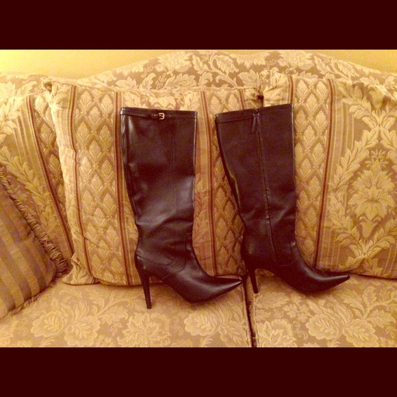 Ralph Lauren Leather Boots - Size 10