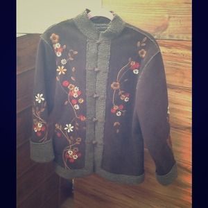 Embroidered "Shanghai View" Jacket