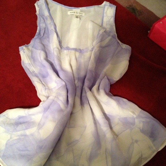 Banana Republic Tops - 🎽🎽LIGHT BLUE SHEER TOP. DONATING TOMORROW