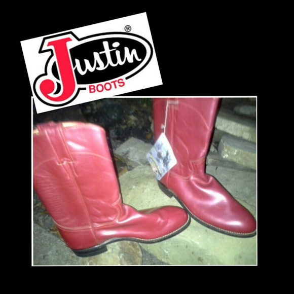 justin Boots - ⭐Sale⭐Candy Red Roper Boots.