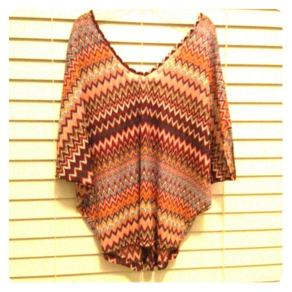 Teenbell chevron fall shirt