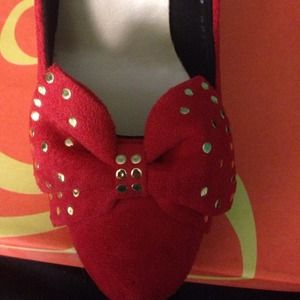 Red Gabriella rocha heels size 9.5