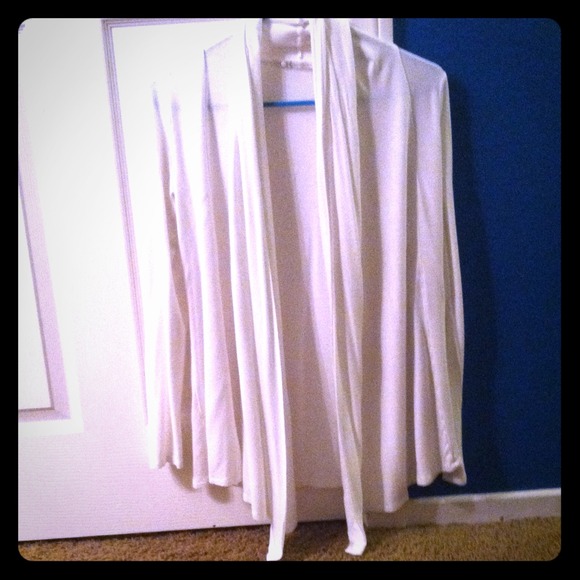 Charlotte Russe White Cardigan