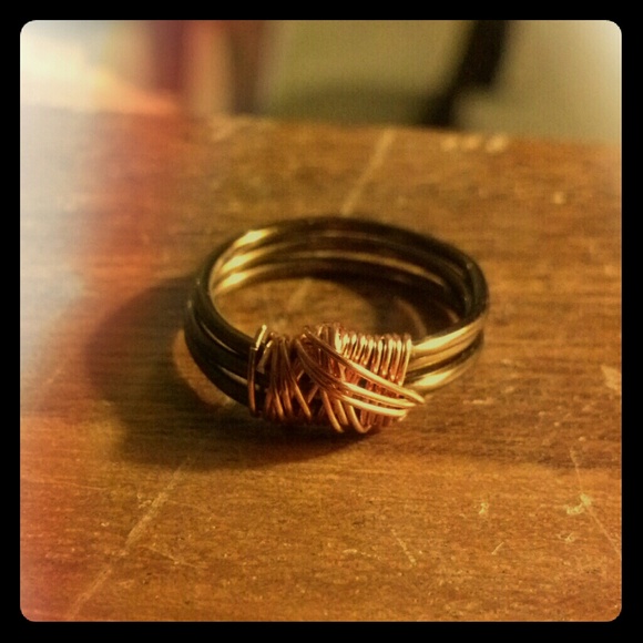 Copper and Brass Autumn Ring