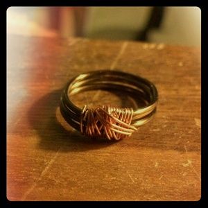 Copper and Brass Autumn Ring