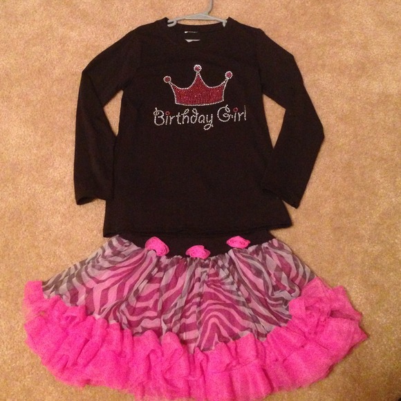 Birthday Girl Tutu set.