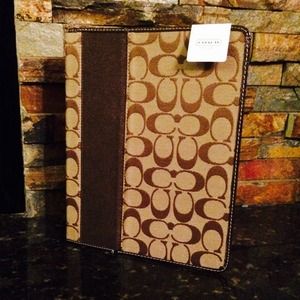 Authentic Coach iPad case