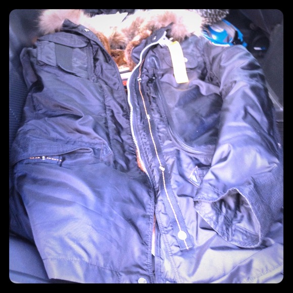 Women's ParaJumper goose down coat w fur
