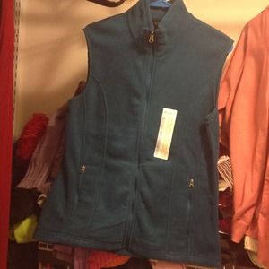 Fleece zipper vest