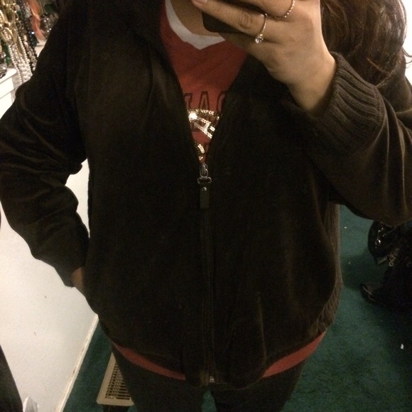 Plus size velvet sweater - Picture 3 of 4