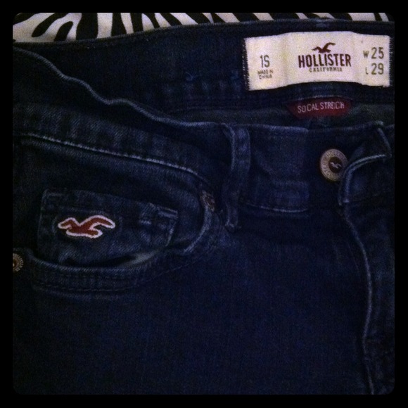 Dark Blue So Cal Stretch Hollister Skinny Jeans