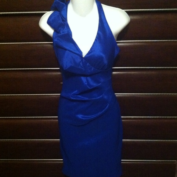 Arden b blue dress originally $89. Only worn once. - Picture 1 of 2