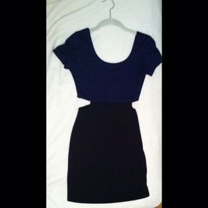 Blue and black dress from Verdict