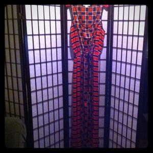 Michael Kors soho square printed dress