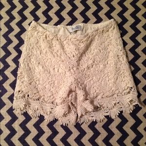 Charlotte Russe lace shorts!