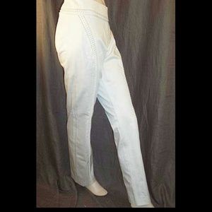 Alberta Ferretti Peek-A-Boo Ribbon Pants 44IT NWOT