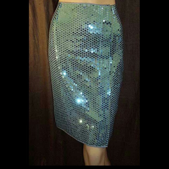 Dolce & Gabbana Sequin Wrap Skirt 42IT NWOT - Picture 2 of 5