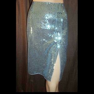 Dolce & Gabbana Sequin Wrap Skirt 42IT NWOT