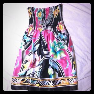 Strapless cache dress (REDUCED)