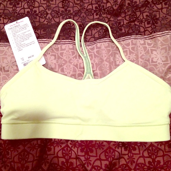 SOLD on eBay Lululemon Faded Zap Flow Y Bra 10