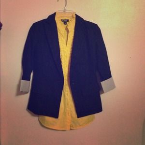 Yellow A.Byer Blouse and blazer